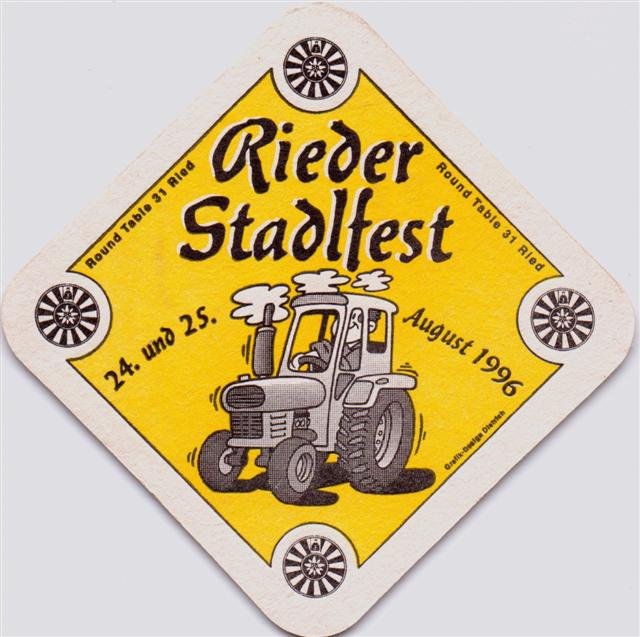 ried o-a round table 1ab (raute185-rieder stadtfest 1996-schwarzgelb) 